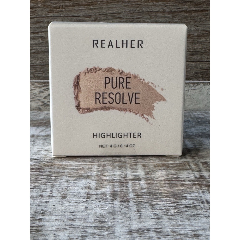 RealHer Pure Resolve Highlighter 4 g | NEW! | DISCONTINUED HTF Rare | $21 MSRP